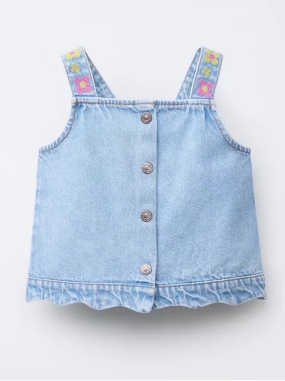Zara Toddler Girl’s Two-Piece Denim Set - Size 4T - Picture 5 of 7